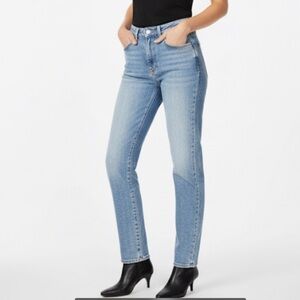 GRLFRND The Sara Super High Rise Slim Straight 100% Cotton Jeans Astoria Size 28